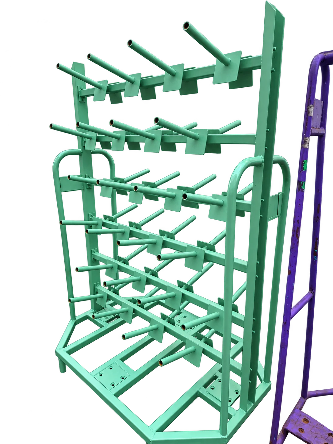 Trolley rack after finishing