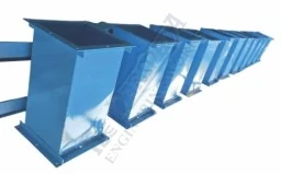 Batch of Fabricated Hoppers fabricated by Narmada Engineering Works