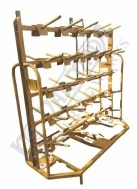 Bobbin Handling Trolley fabricated by Narmada Engineering Works
