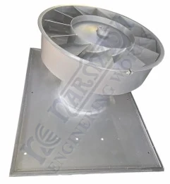 Impeller side panel stenter machine fabricated by Narmada Engineering Works