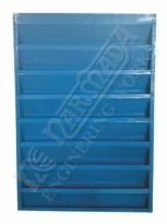 Powder Coated Louver Panel fabricated by Narmada Engineering Works