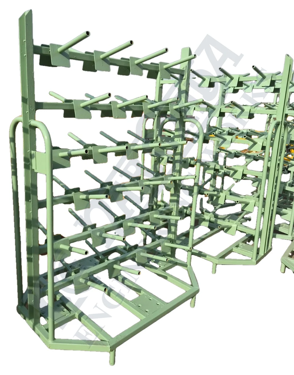 Multi-Tier Yarn Trolley fabricated by Narmada Engineering Works, Umbergaon